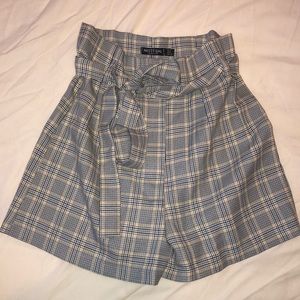 plaid shorts